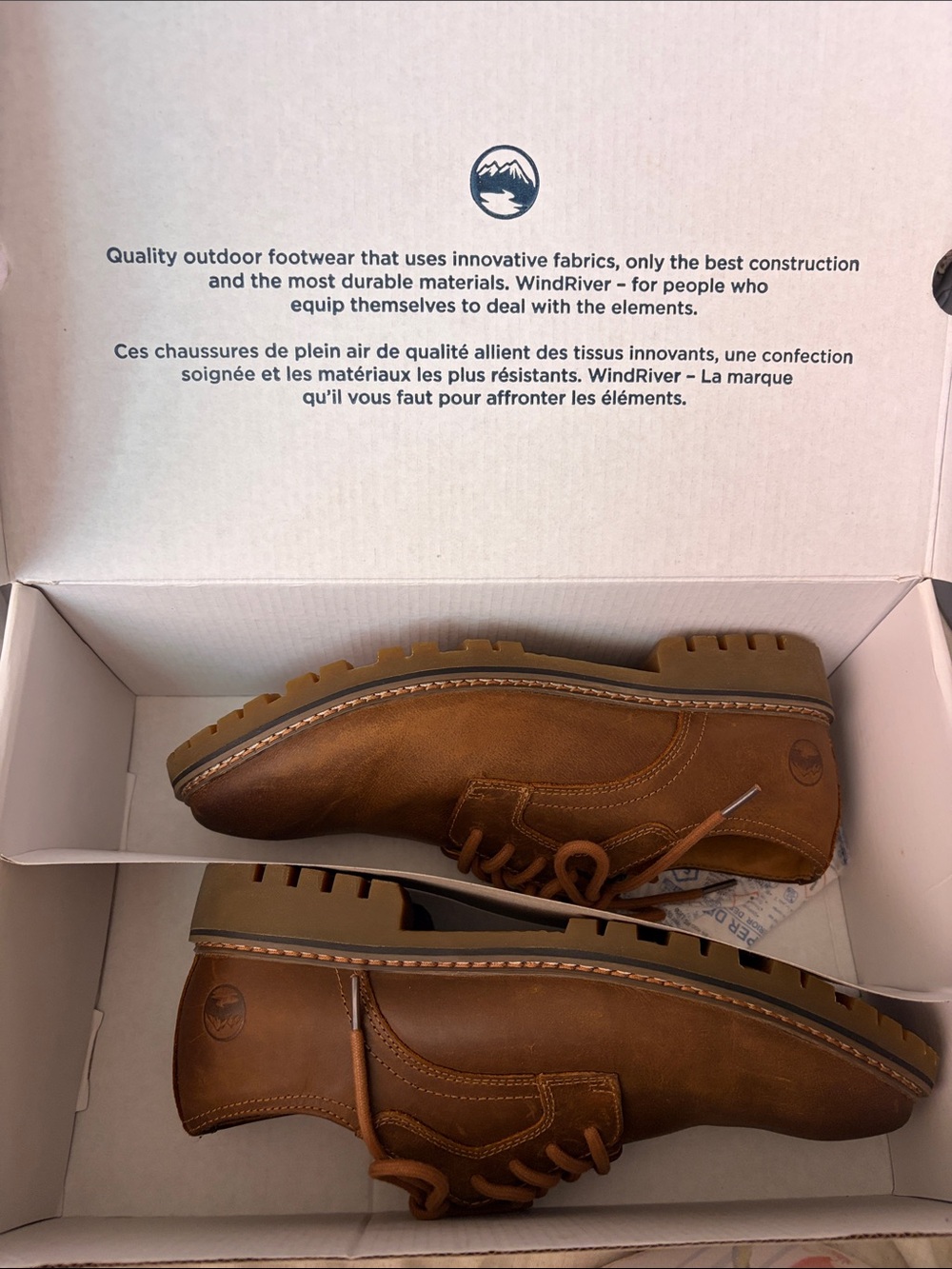 WindRiver Men’s Brown Leather Chukka Boot – Rugged Outdoor Style